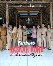 Berburu naskah kuno, Dispusif Gk sambangi Rejosari